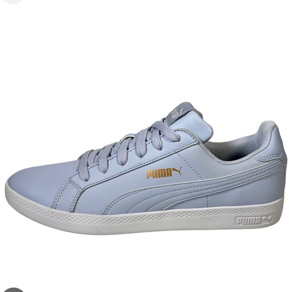 Puma Smash Leather Halogen Light Blue Sneakers